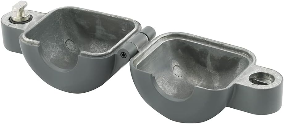 Prime-Line S 4180 Door Knob Lock-Out Device ? Prevents Turning of Door Knob and Access to Keyhole, Can be Used for Home Rentals, Evictions, Job Sites & More ? Keyed Alike, Diecast, Gray (Single Pack) ? ? ? ? ? - Image 6