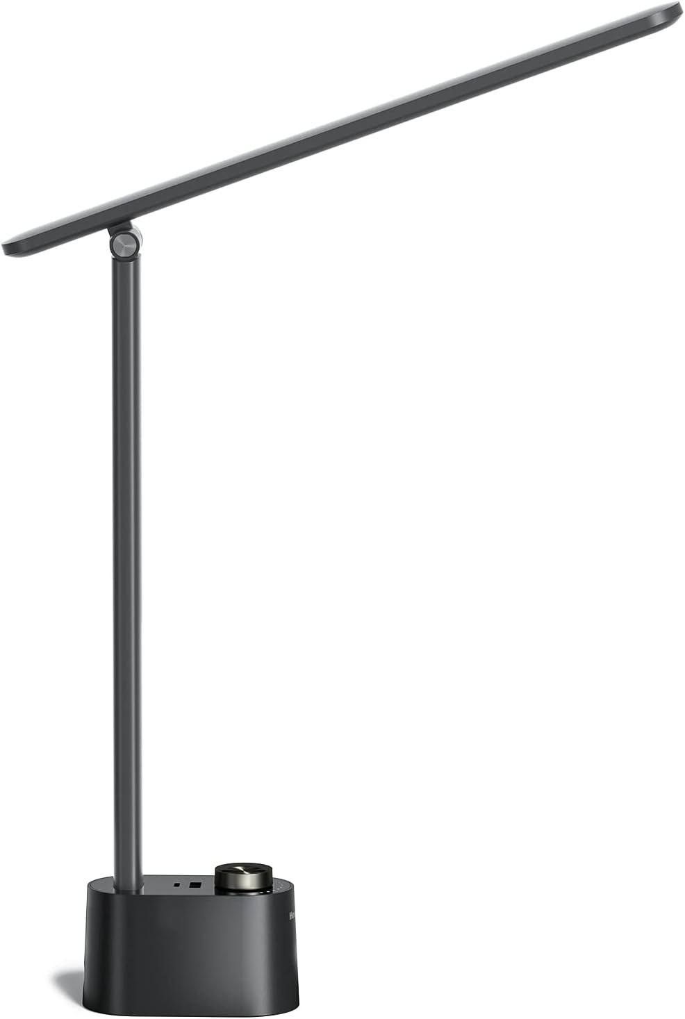 Honeywell Sunturalux? LED Desk Lamp with USB Charging Ports HWT-H01 - Stepless Dimmable Eye Caring Desk Light for Home Office Bedroom Bedside College Dorm, Foldable Table Lamp Reading Lamp Black ? ? ? ? ?