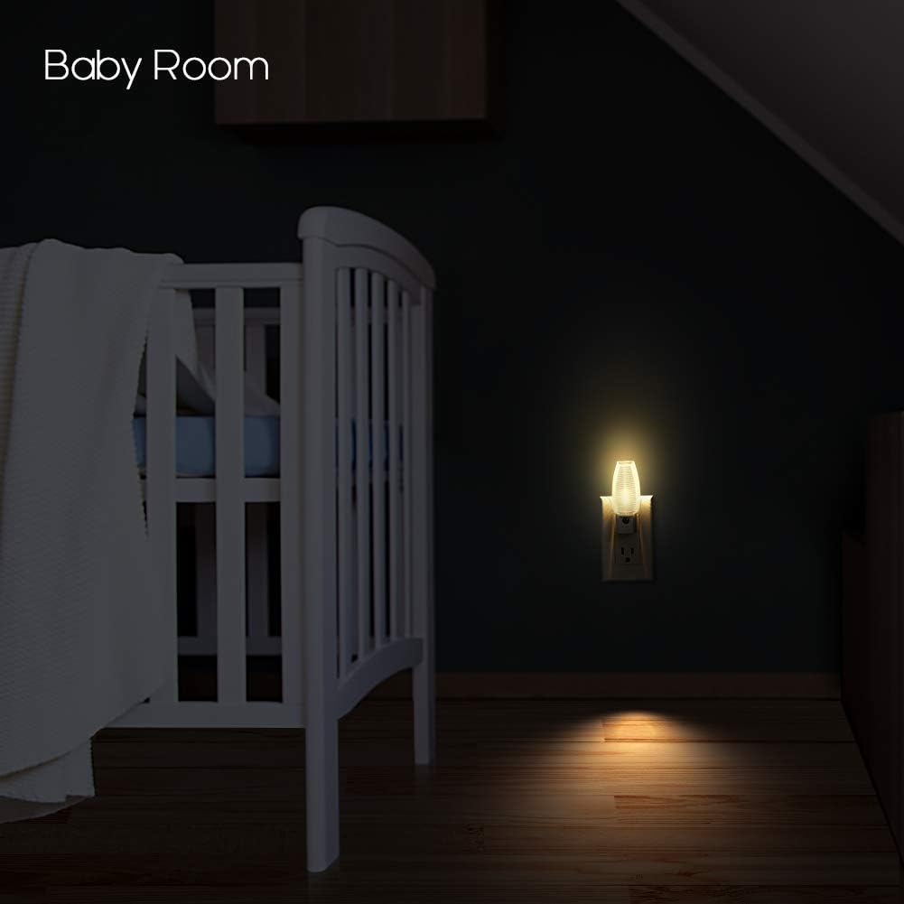 Emotionlite Plug in Night Light, Warm White LED Nightlight, Dusk to Dawn Sensor, Kids, Nursery, Bedroom, Bathroom,Hallway, Stairs, Kitchen, 4 Pack ? ? ? ? ? - Image 6