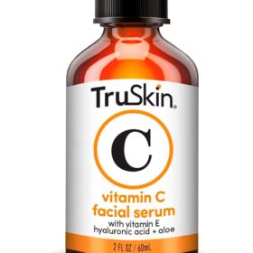 TruSkin Vitamin C Serum ? Anti Aging Facial Serum with Vitamin C, Hyaluronic Acid, Vitamin E ? Brightening Serum ? Even Skin Tone, Improve Appearance of Dark Spots, Fine Lines & Wrinkles, 2 Fl Oz ?   ?   ?  ?   ?