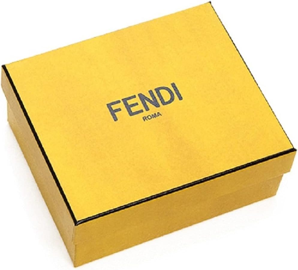 FENDI Fendace Black Leather Card Case Wallet Lanyard ? ? ? ? ? - Image 5