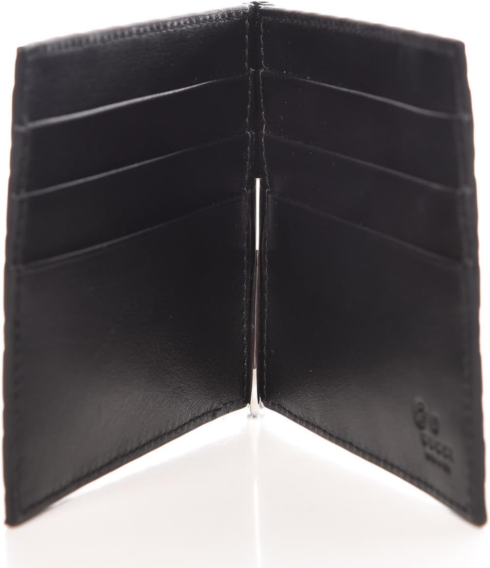 Gucci Unisex Microguccissima GG Black Money Clip Wallet ? ? ? ? ? - Image 4
