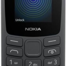 Nokia 105 4G | Dual SIM | GSM Unlocked Mobile Phone | Volte | Charcoal | International Version | Not AT&T/Cricket/Verizon Compatible                 