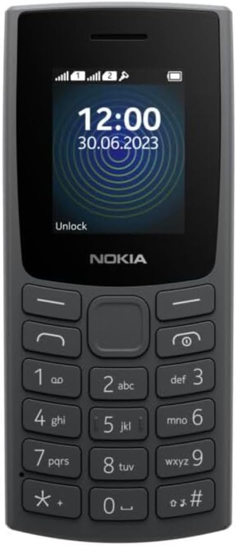 Nokia 105 4G | Dual SIM | GSM Unlocked Mobile Phone | Volte | Charcoal | International Version | Not AT&T/Cricket/Verizon Compatible ? ? ? ? ?