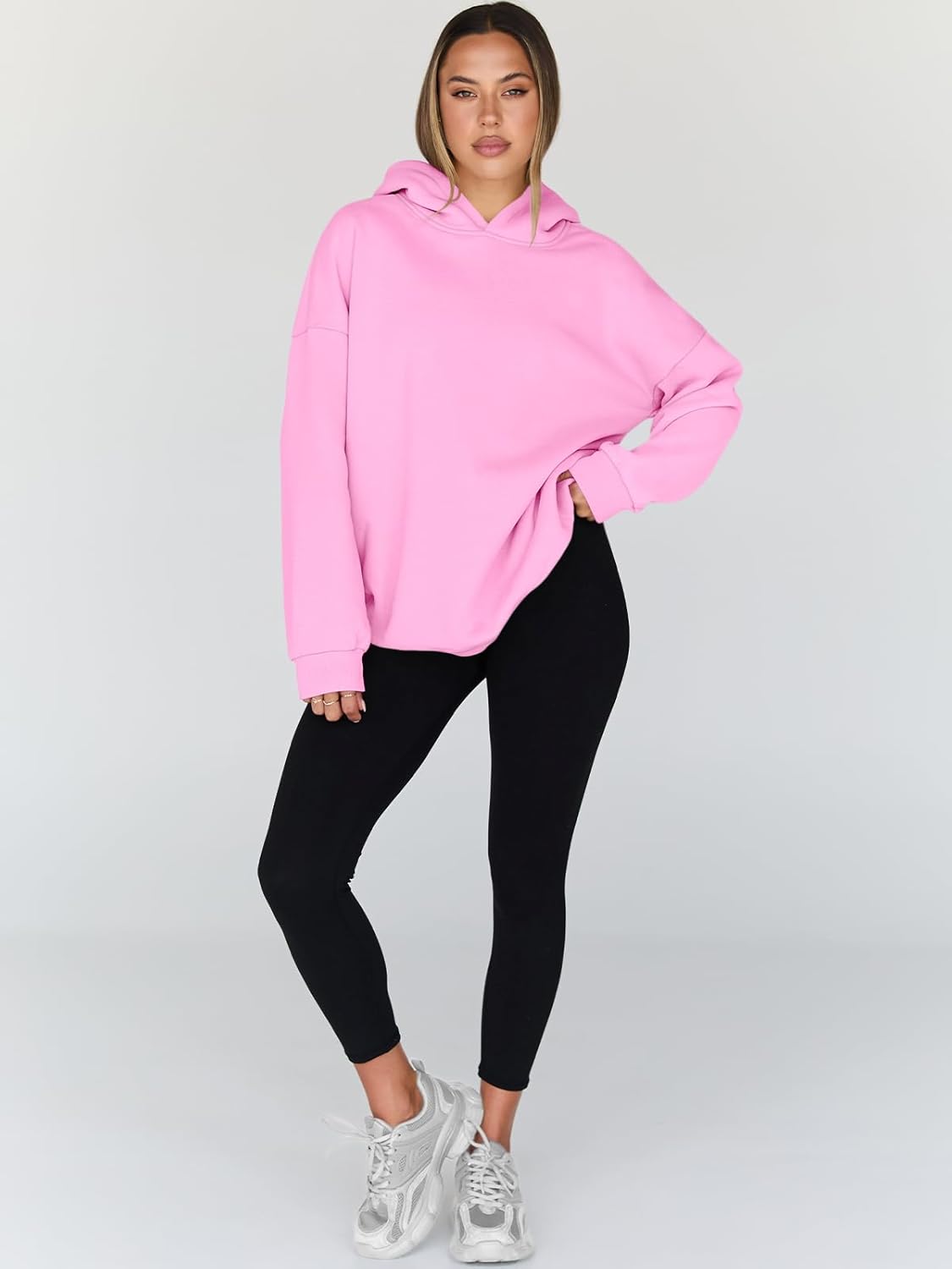 Trendy Queen Womens Oversized Hoodies Fleece Hooded Sweatshirts Casual Pullover Fall Winter Outfits Long Sleeve Tops 2025 ? ? ? ? ? - Image 5