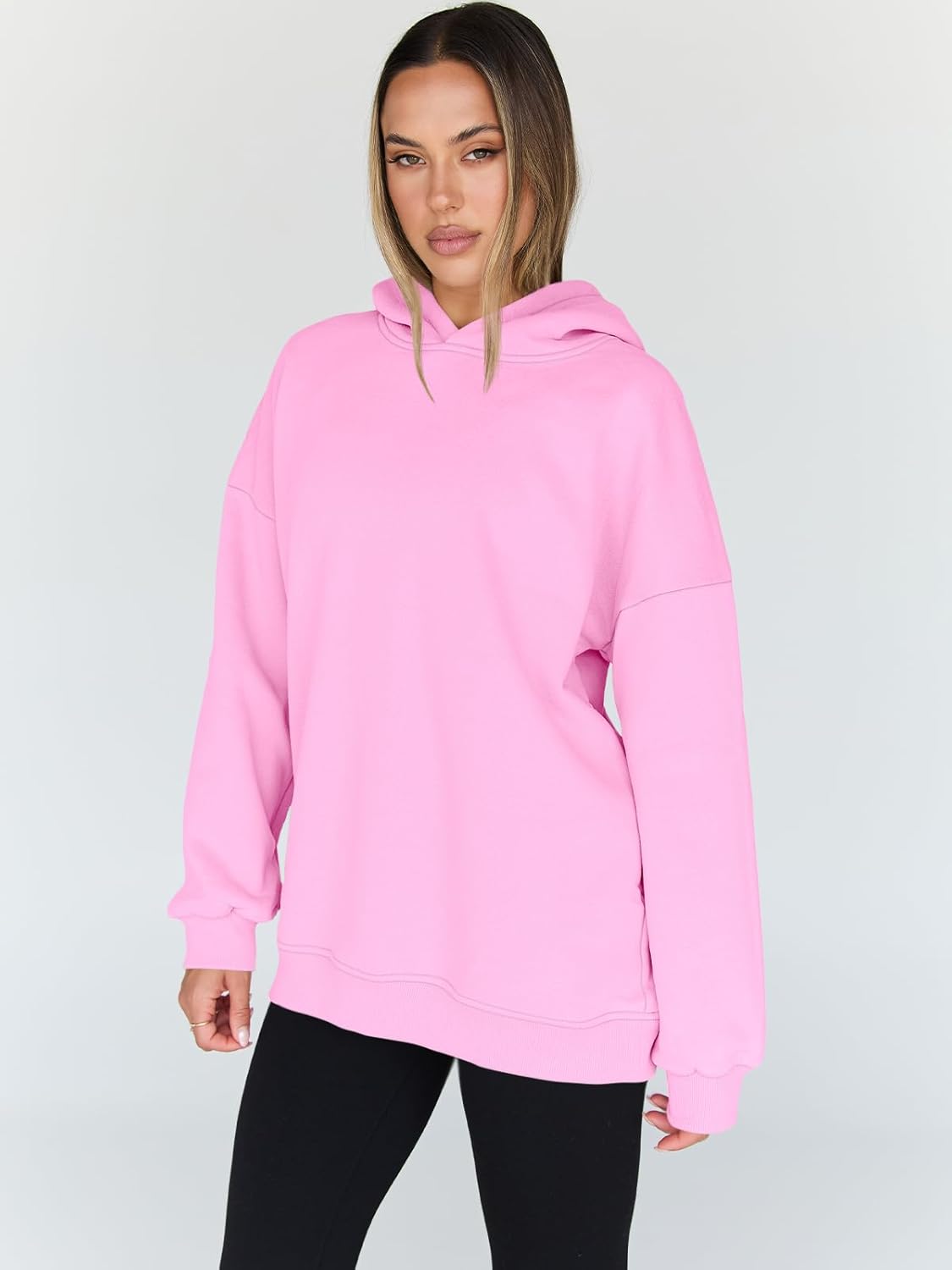 Trendy Queen Womens Oversized Hoodies Fleece Hooded Sweatshirts Casual Pullover Fall Winter Outfits Long Sleeve Tops 2025 ? ? ? ? ? - Image 3