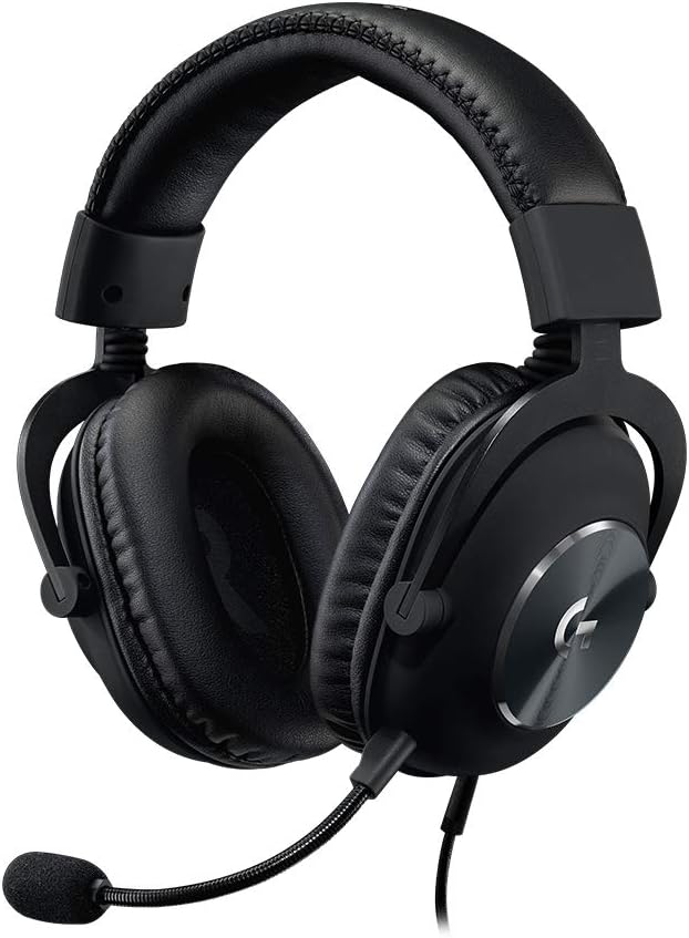 Logitech G Pro X Wired Gaming Headset: Blue VO!CE Detachable Boom Mic, DTS 7.1, 50 mm Drivers, USB/3.5mm Aux, Spare Memory Foam Ear Pads, USB DAC & Bag Included, for PC, Xbox, PS5, PS4 - Black ? ? ? ? ?