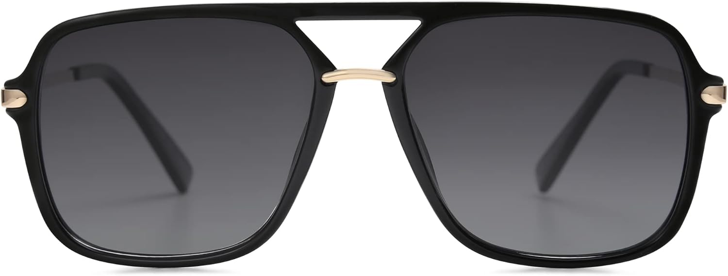 SOJOS Sunglasses for Women & Men, Square, Retro, Polarized Lens, Trendy Aviator, 90s Shades ? ? ? ? ?