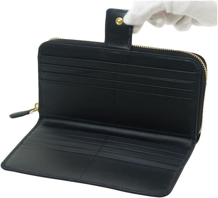 Prada Women's Black Vitello Move Leather Full Zip Wallet 1ML348 ? ? ? ? ? - Image 3