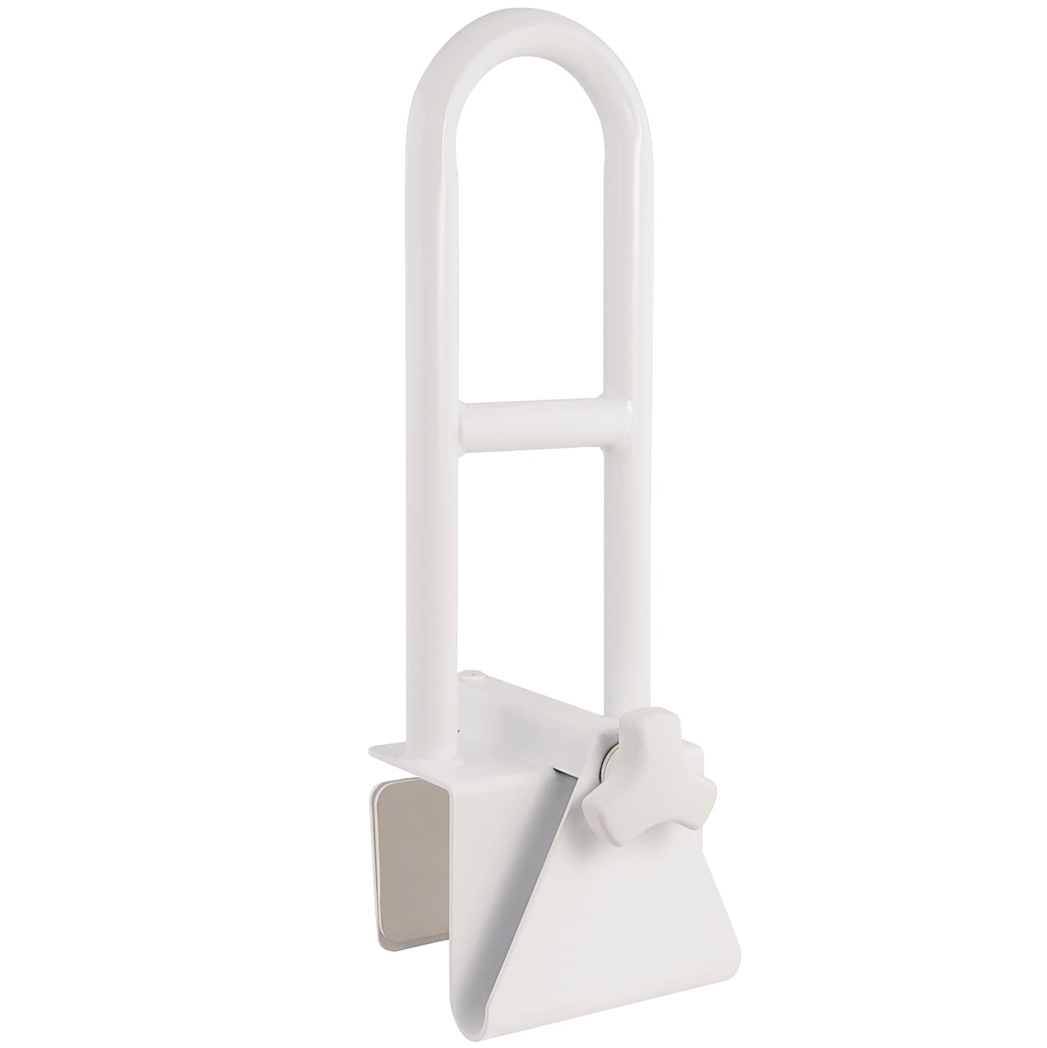 FSA/HSA Eligible, Vaunn Adjustable Bathtub Safety Rail Shower Grab Bar Handle, Stainless Steel, White ? ? ? ? ?