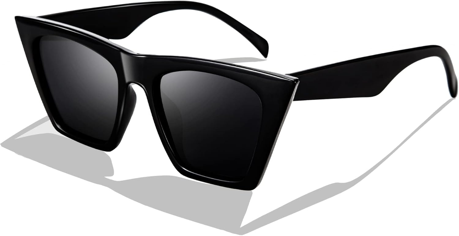 FEISEDY Vintage Square Cat Eye Sunglasses Women Trendy Cateye Sunglasses B2473 ? ? ? ? ?