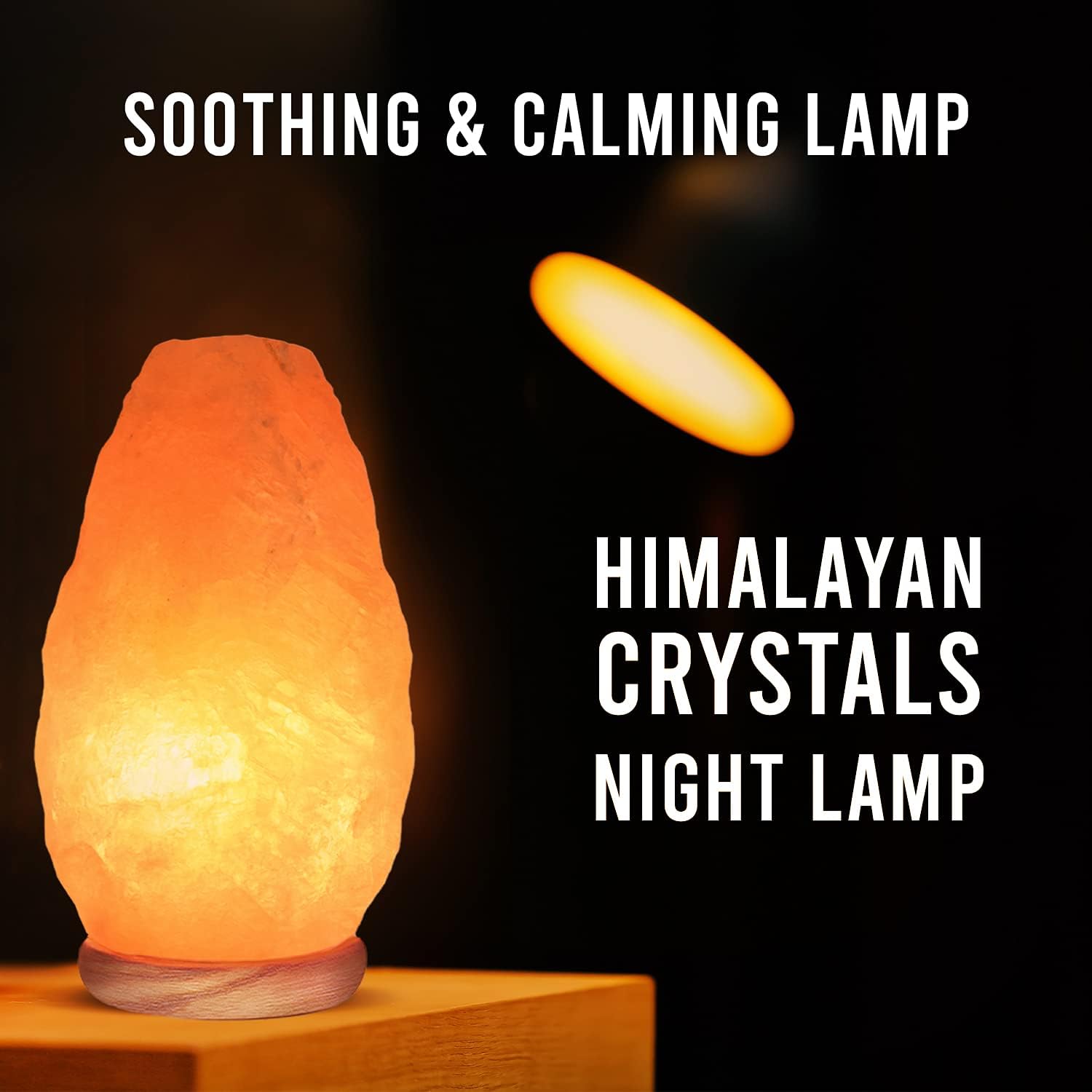 Himalayan Glow Salt Lamp with Dimmer Switch 5-7 lbs ? ? ? ? ? - Image 3