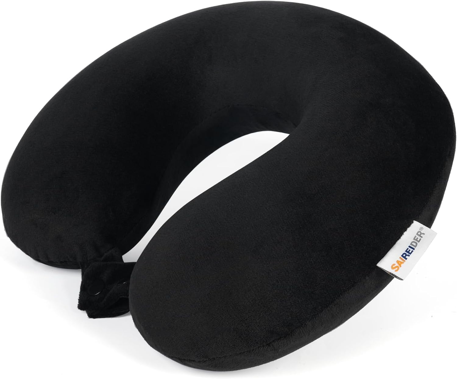 SAIREIDER Travel Pillow 100% Pure Memory Foam Travel Neck Pillow, Airplane Pillow for Traveling?Car?Home?Office?Washable Cover?Black? ? ? ? ? ?