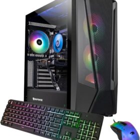 iBUYPOWER Trace Mesh Gaming PC Computer Desktop, 32GB DDR5 5600 RGB, 1 TB NVMe SSD | Intel Core i7 14700F, NVIDIA GeForce RTX 4060 Ti 8GB, WiFi Ready, Windows 11 Home ?   ?   ?  ?   ?