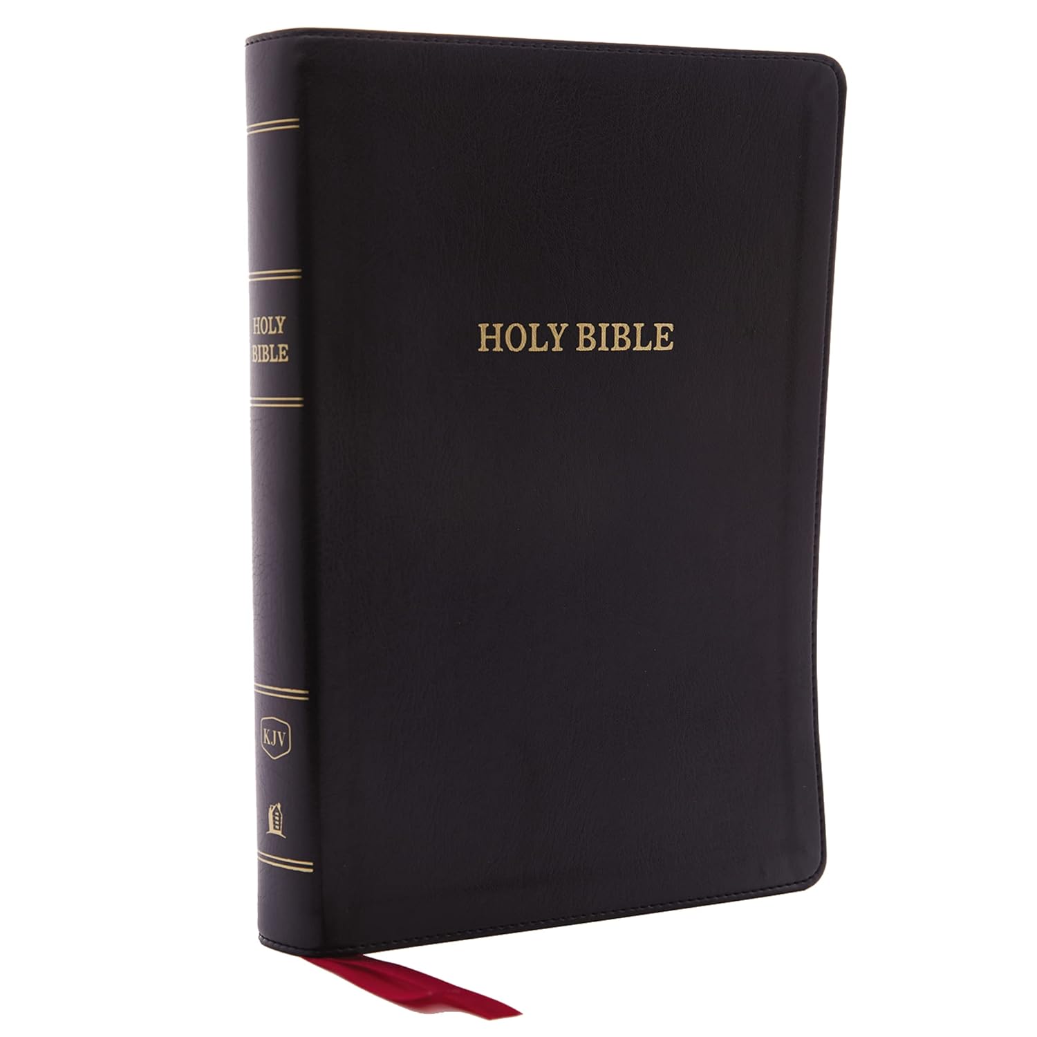 KJV Holy Bible: Giant Print with 53,000 Cross References, Deluxe Black Leathersoft, Red Letter, Comfort Print: King James Version ? ? ? ? ?