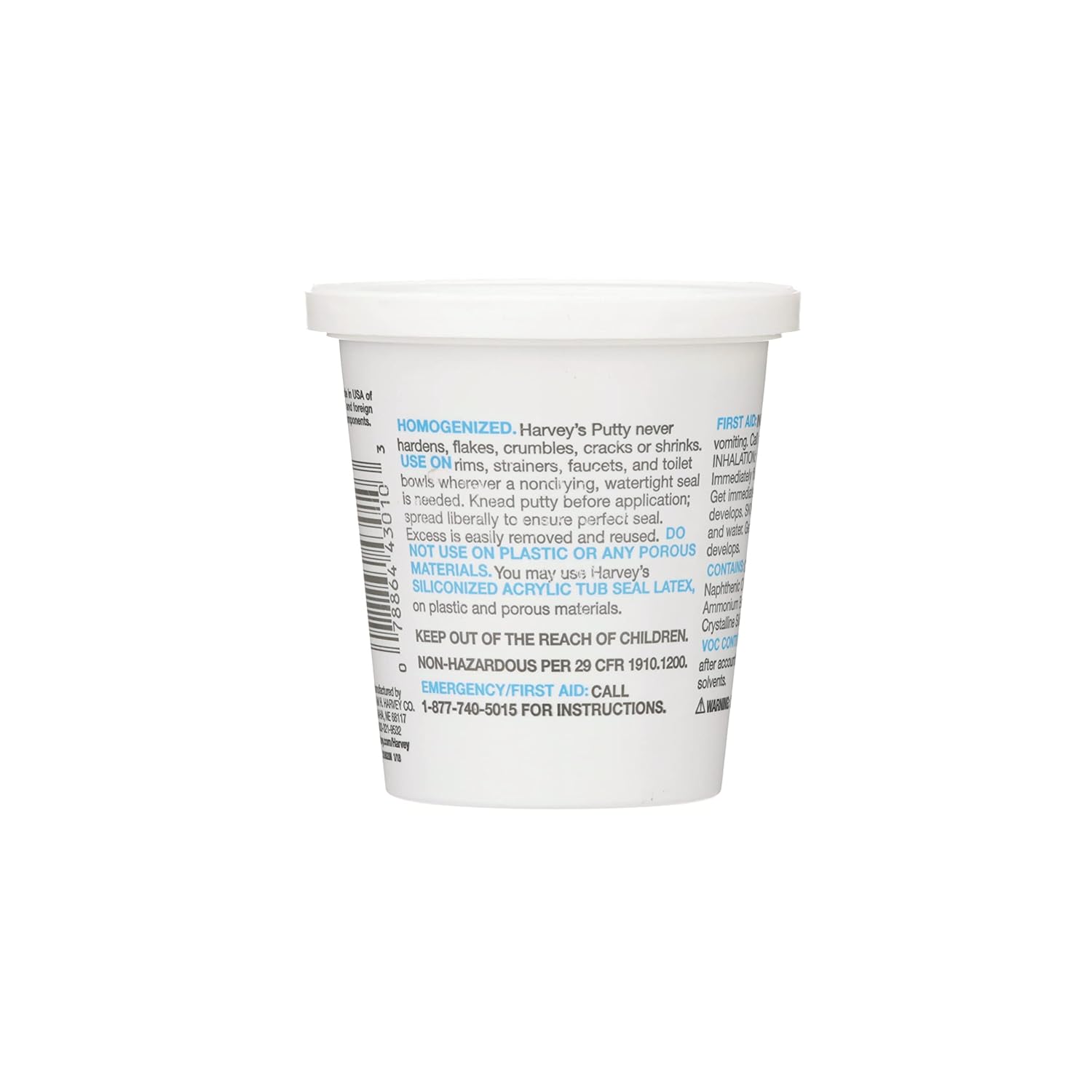 Harvey's WM Harvey 043010 Stainless Plumbers Putty, 14 oz ? ? ? ? ? - Image 2