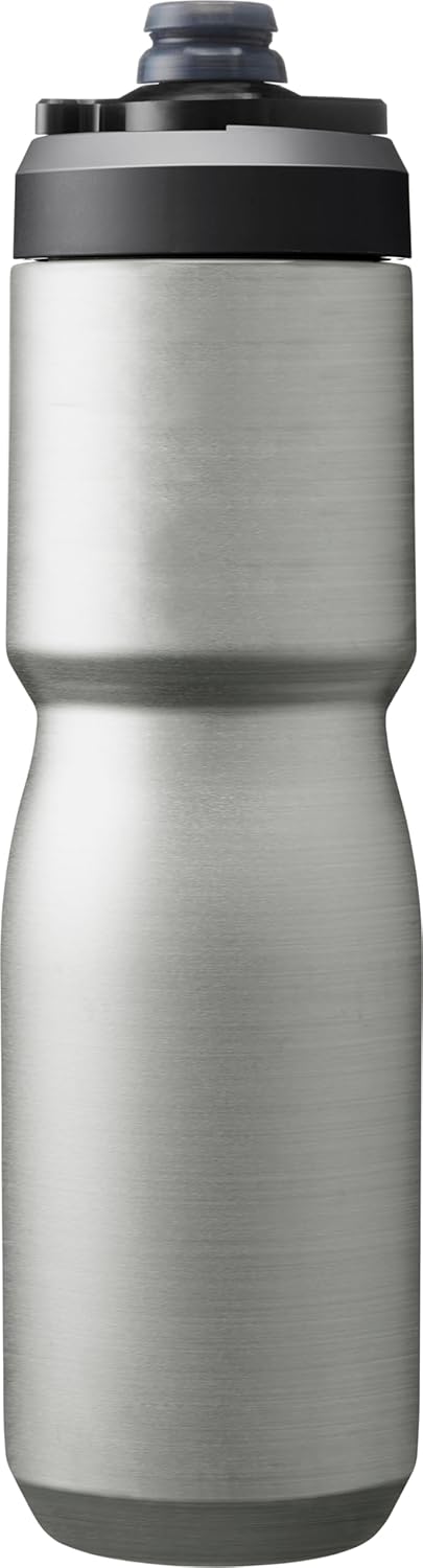 CamelBak Podium Steel Insulated Stainless Steel Bike Water Bottle ? for Cycling, Fitness & Sports- Fits Most Bike Cages, 22oz - Stainless ? ? ? ? ? - Image 3
