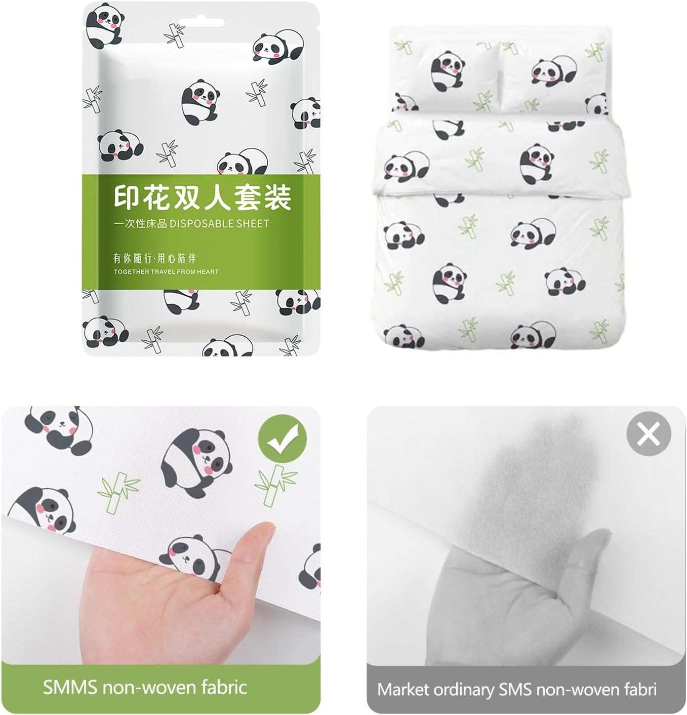 Convenient Disposables Bed Set for Travel and Families Soft Breathable and Protective Bedding Solution ? ? ? ? ? - Image 2