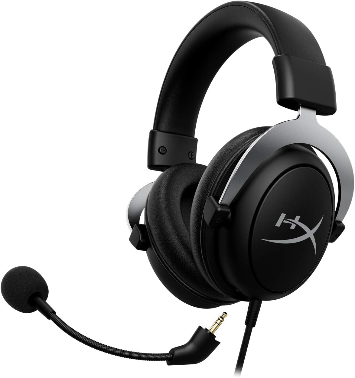 HyperX CloudX, Official Xbox Licensed Gaming Headset, Compatible with Xbox One and Series X|S, Memory Foam Ear Cushions, Detachable Noise-Cancelling Mic, in-line Audio Controls,Black/ Silver ? ? ? ? ? - Image 3