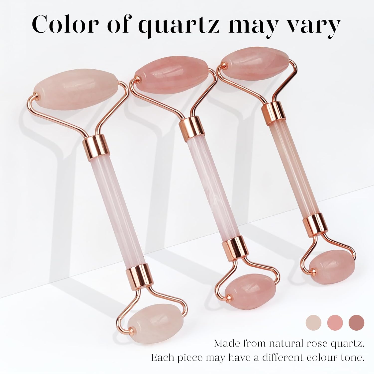 BAIMEI IcyMe Jade Roller & Gua Sha, Face Roller Redness Reducing Skin Care Tools, Self Care Pink Gift for Men Women, Massager for Face, Eyes, Neck, Relieve Fine Lines and Wrinkles - Rose Quartz ? ? ? ? ? - Image 4