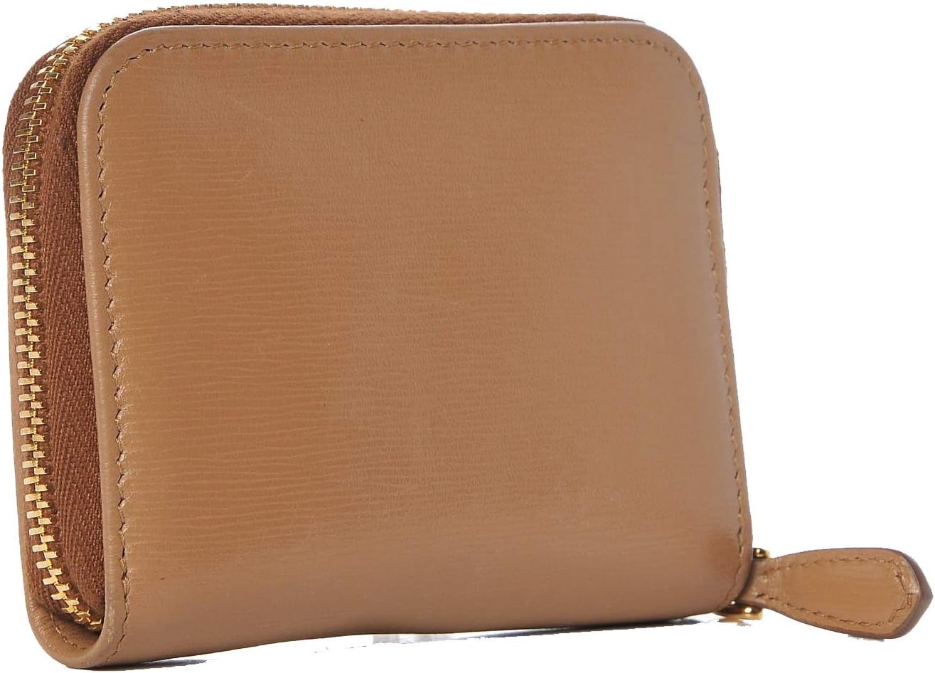 Prada Portamonete Vitello Move Caramel Beige Leather Zip Around Wallet 1MM268 ? ? ? ? ? - Image 2