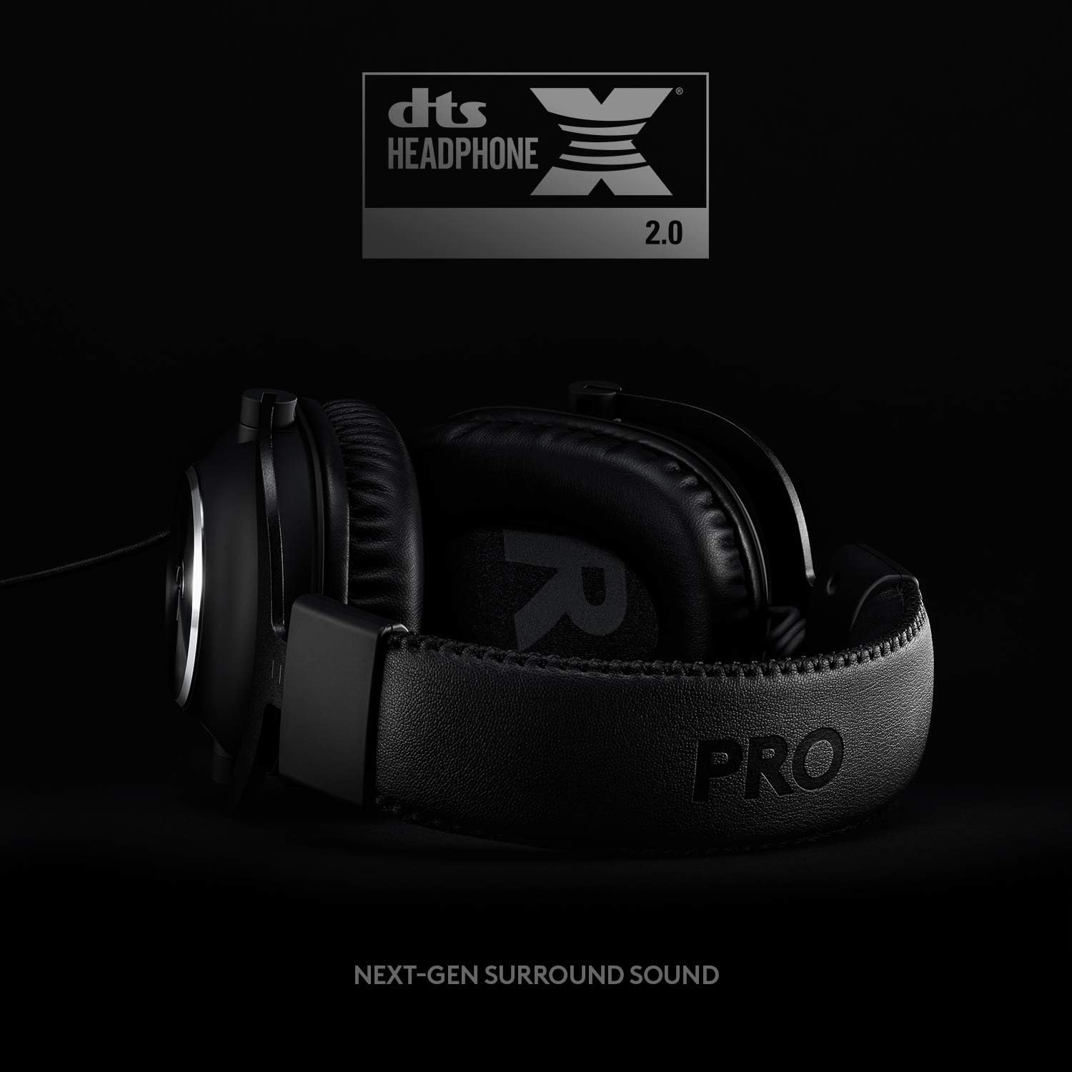 Logitech G Pro X Wired Gaming Headset: Blue VO!CE Detachable Boom Mic, DTS 7.1, 50 mm Drivers, USB/3.5mm Aux, Spare Memory Foam Ear Pads, USB DAC & Bag Included, for PC, Xbox, PS5, PS4 - Black ? ? ? ? ? - Image 3