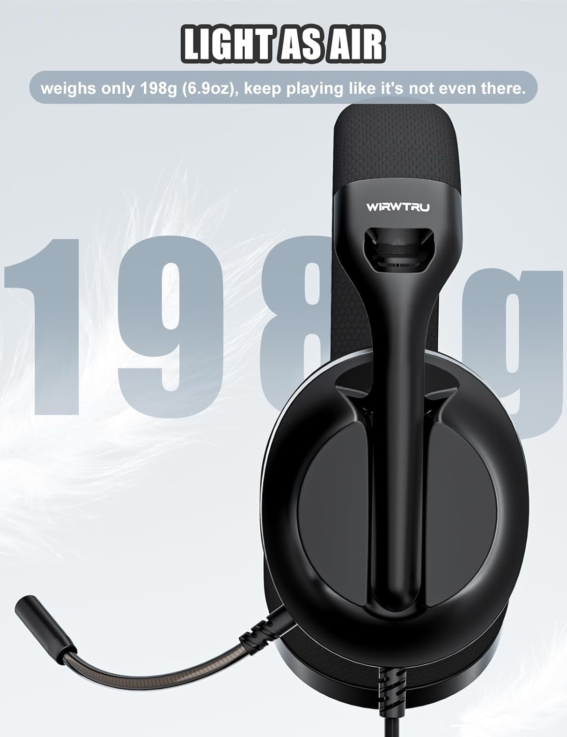 S30 Gaming Headset with Microphone,198g Lightweight Design, Gaming Headphones for Xbox, Xbox Series X|S, PS5, PS4,Switch, PC, Noise Cancelling Mic, Soft Earmuffs,3.5MM Wired ? ? ? ? ? - Image 2