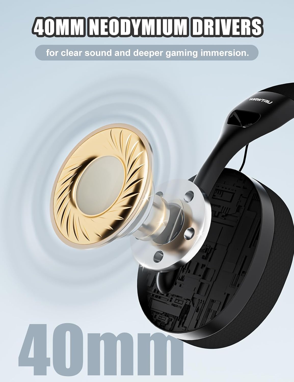 S30 Gaming Headset with Microphone,198g Lightweight Design, Gaming Headphones for Xbox, Xbox Series X|S, PS5, PS4,Switch, PC, Noise Cancelling Mic, Soft Earmuffs,3.5MM Wired ? ? ? ? ? - Image 3