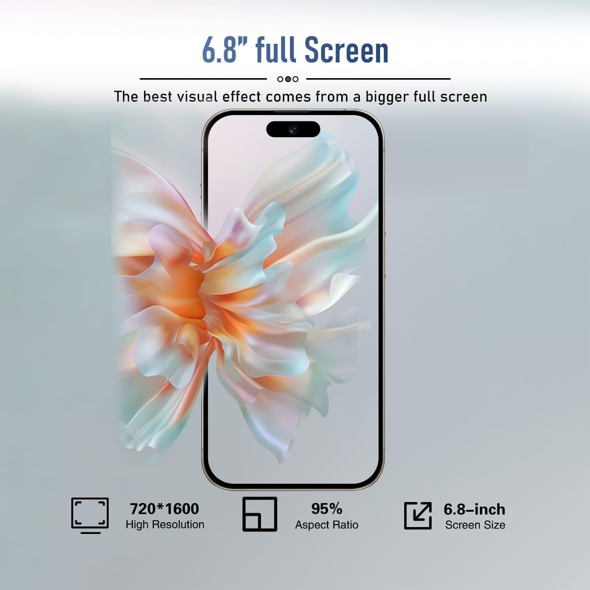 A15promax Unlocked 5G Phone 2024 Android 13 Cell Phones with 6.8 - Image 4