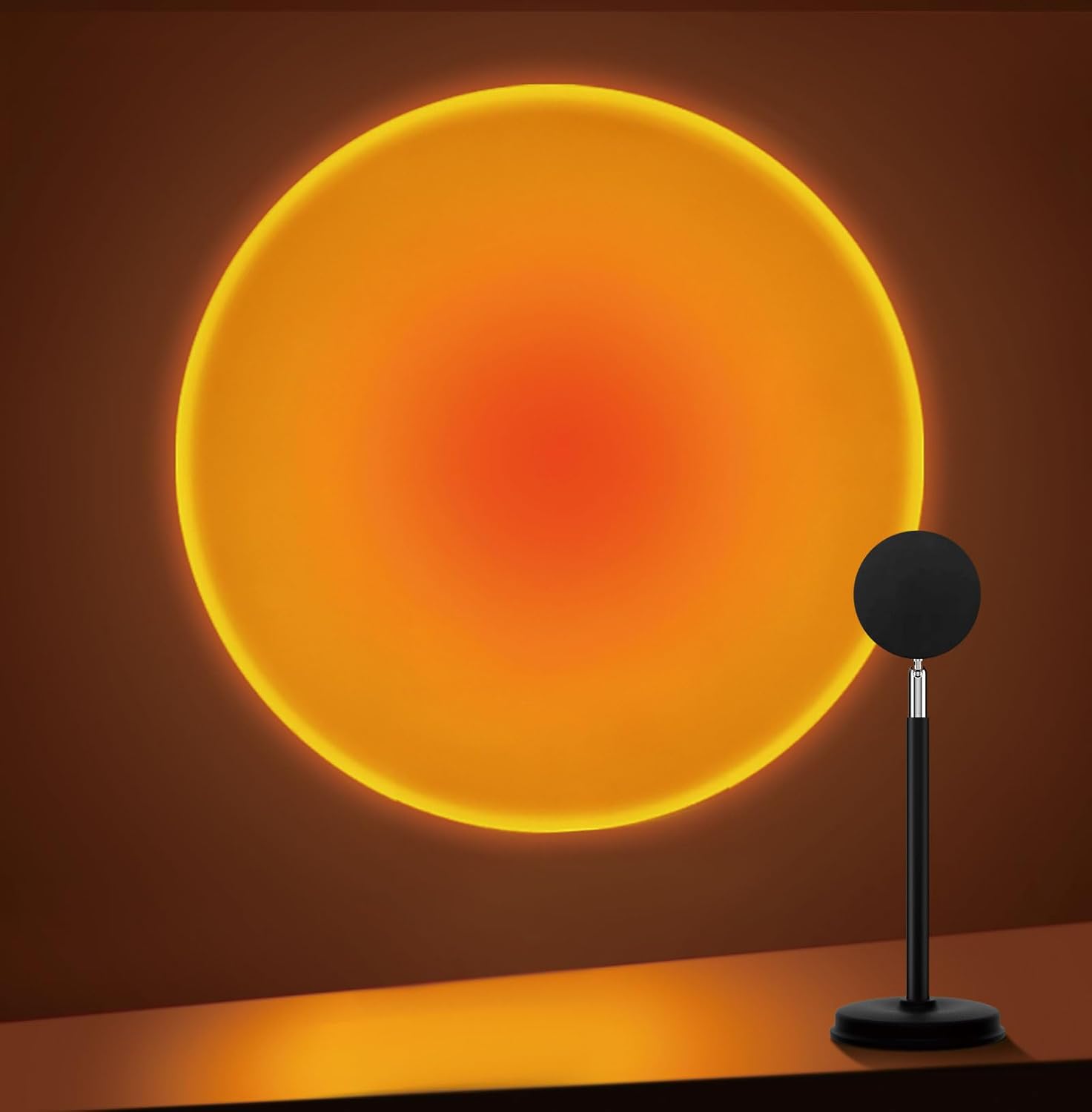Sunset Lamp Projector, 180 Degree Rotation Sunset Projection Light Led Night Light Floor Lamp with USB Port,Sunset Lamps for Photography Party Bedroom Decor,Christmas Gifts for Women ? ? ? ? ?