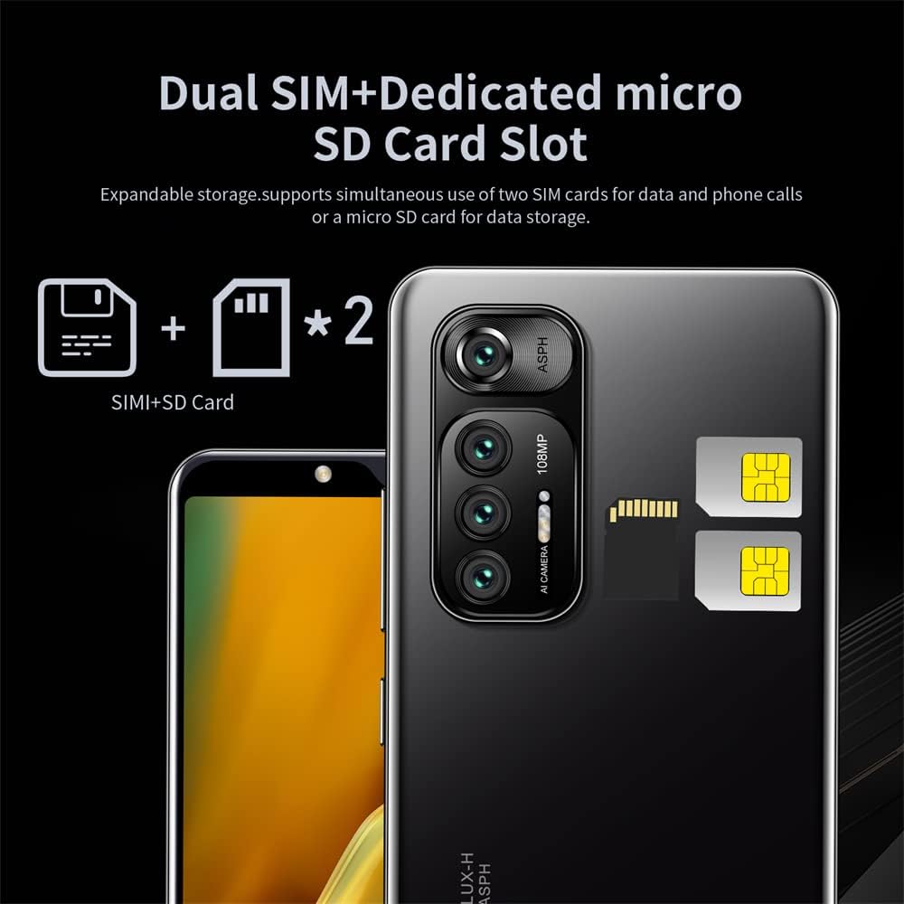 5.0 Inch HD Display, Dual SIM 3G/2G Cheap Mobile Phone, 16GB ROM?Expandable up to 128GB?, Android 9.0, WiFi/Bluetooth/Face Unlocked Phone (Blue) - Image 6