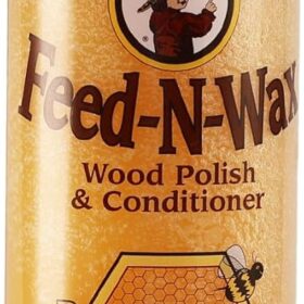 Howard Products Feed-N-Wax Wood Polish & Conditioner, 8 oz, Orange ?   ?   ?  ?   ?