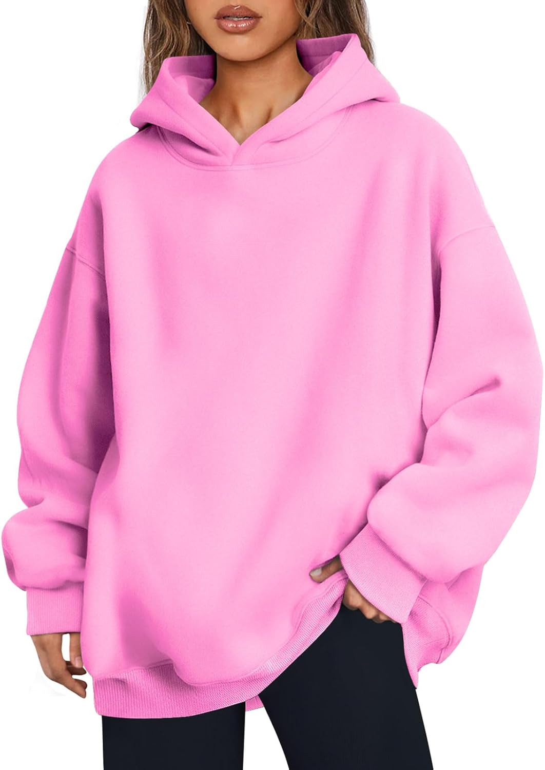 Trendy Queen Womens Oversized Hoodies Fleece Hooded Sweatshirts Casual Pullover Fall Winter Outfits Long Sleeve Tops 2025 ? ? ? ? ?