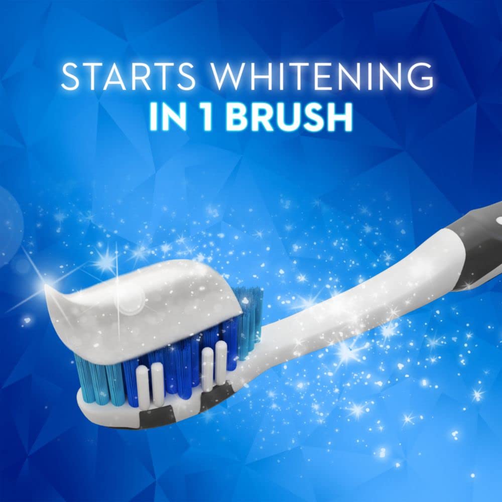 Crest 3D White Brilliance Toothpaste, Vibrant Peppermint, Travel Size 0.85 oz (24g) - Pack of 4 ? ? ? ? ? - Image 4