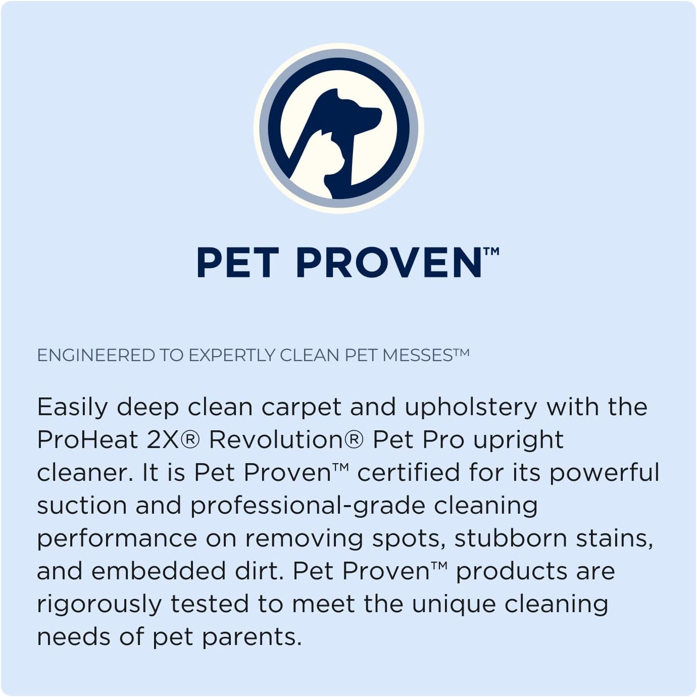 BISSELL ProHeat 2X Revolution Pet Pro Plus, 3588F, Upright Deep Cleaner, 30-minute Dry Time, Dual Dirt Lifter Powerbrush, Hose & Tool Attachment, Pet Upholstery Tool and Tough Stain Tool Included - Image 2