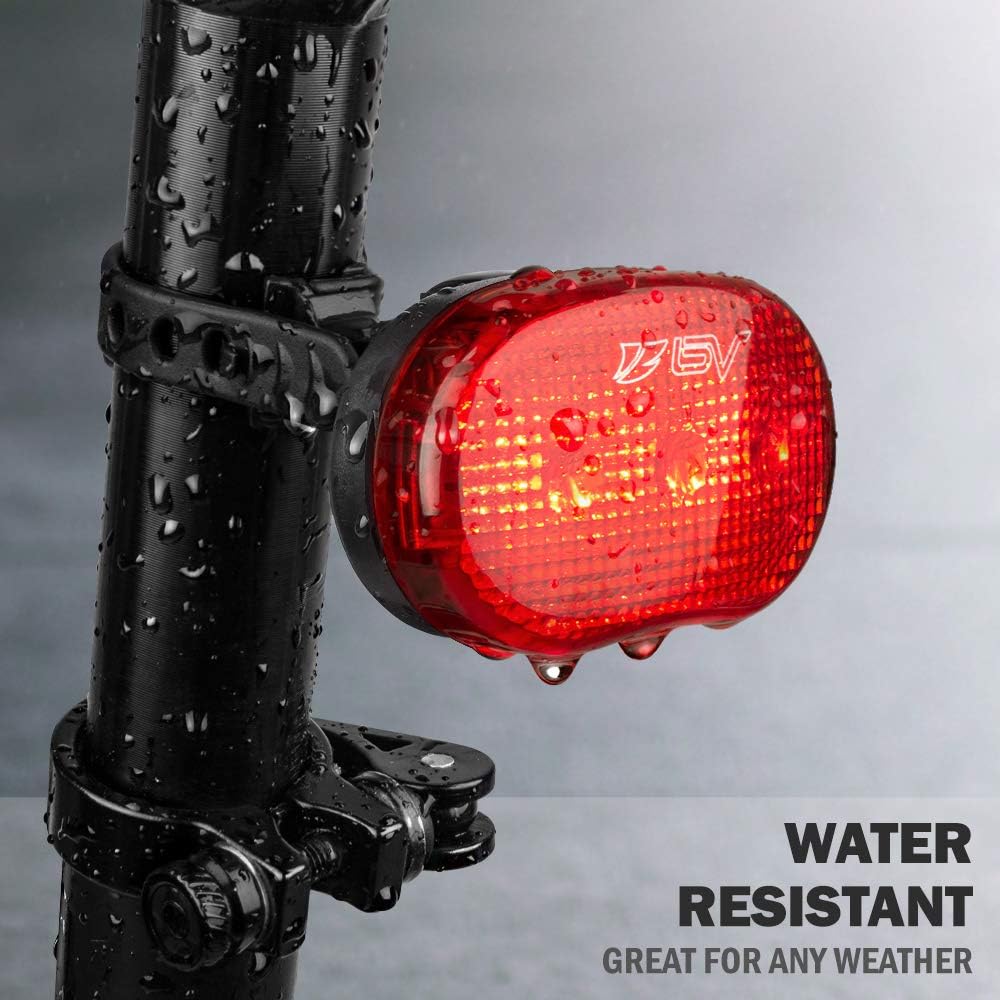 BV Bike Lights, Super Bright with 5 LED Bike Headlight & 3 LED Rear, Bike Lights for Night Riding with Quick-Release, Waterproof Bicycle Light Set, Bike Accessories, Bicycle Accessories, Flashlight ? ? ? ? ? - Image 4