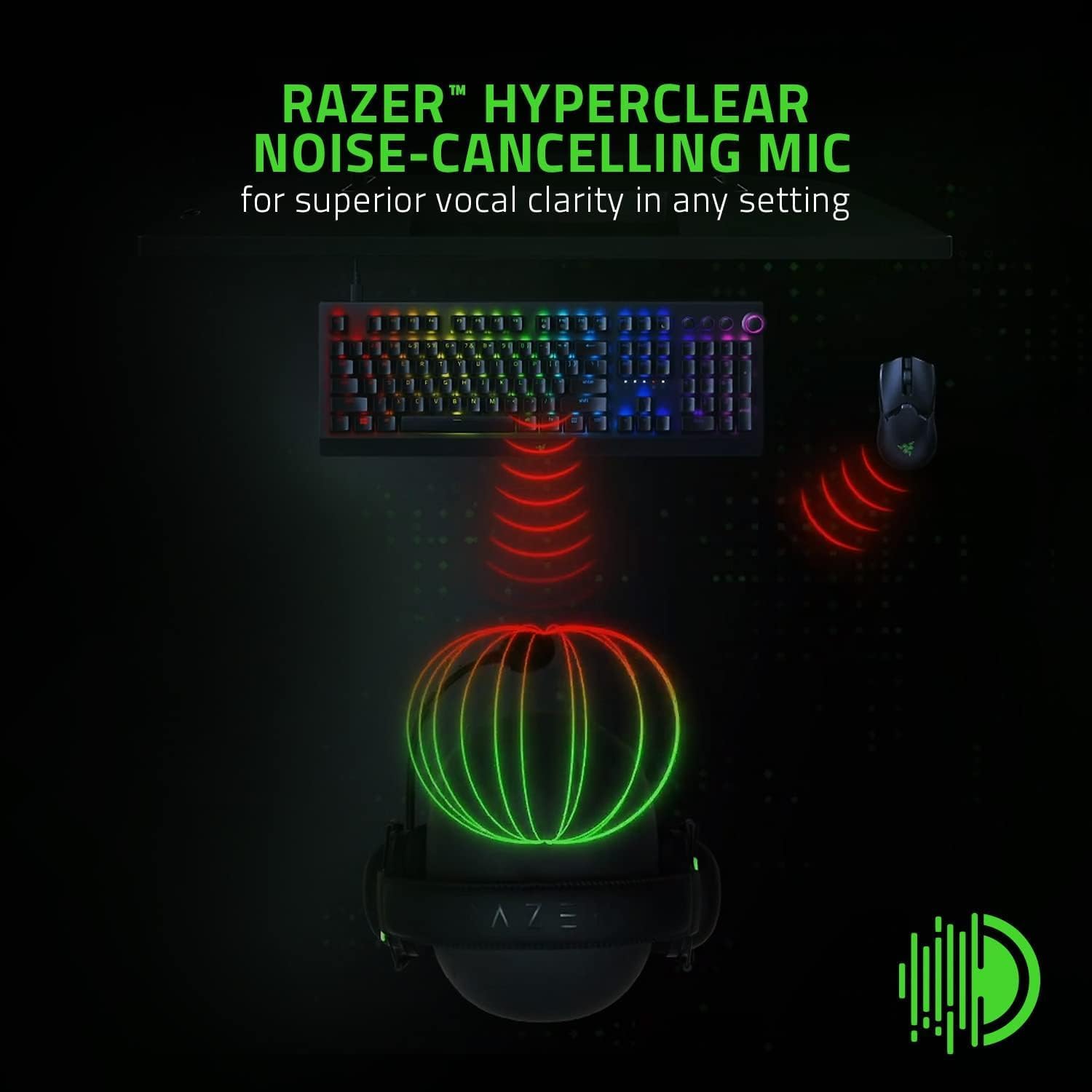 Razer BlackShark V2 X Gaming Headset: 7.1 Surround Sound - 50mm Drivers - Memory Foam Cushion - For PC, PS4, PS5, Switch - 3.5mm Audio Jack - Black ? ? ? ? ? - Image 3