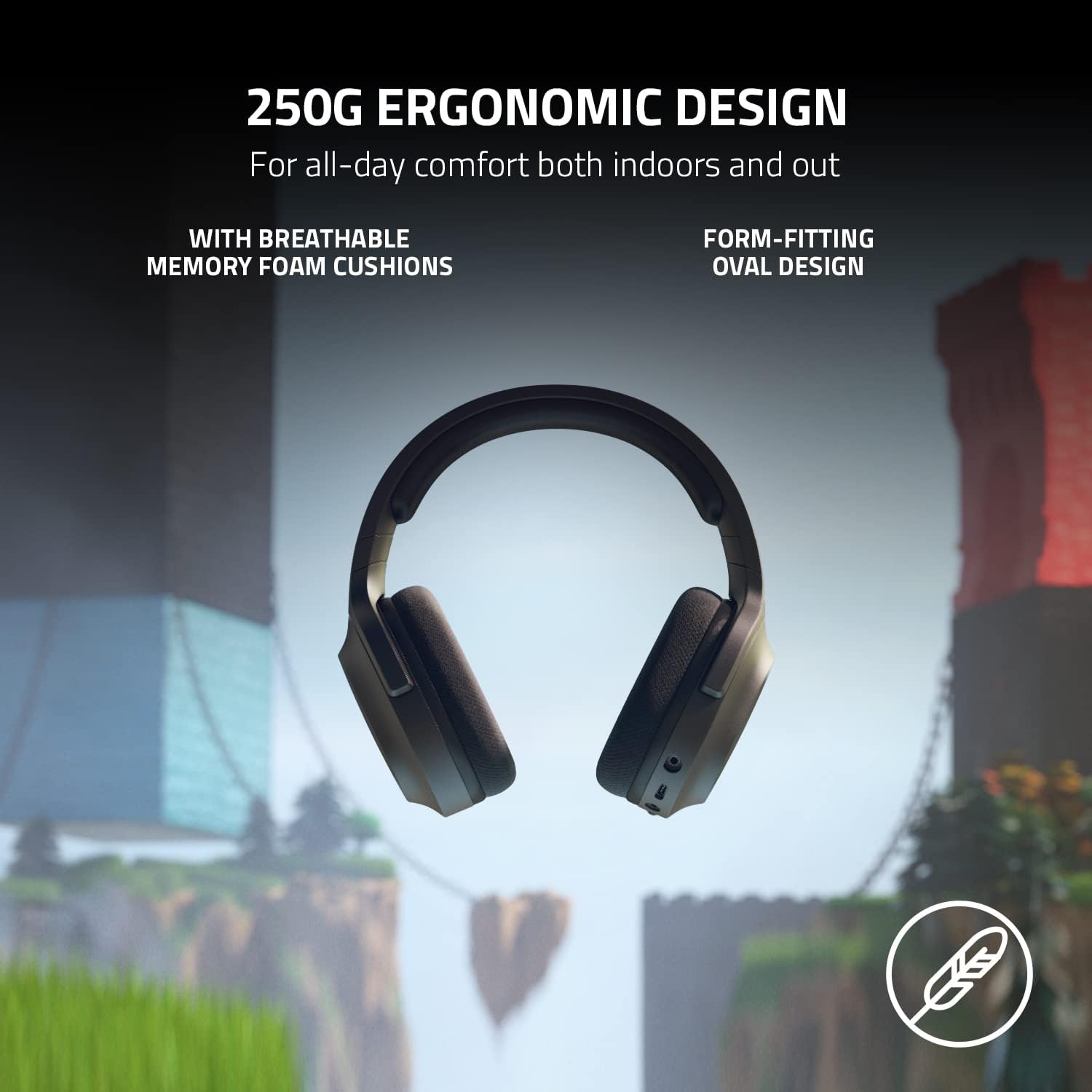 Razer Barracuda X Wireless Gaming & Mobile Headset (PC, PlayStation, Switch, Android, iOS): 2.4GHz Wireless + Bluetooth - Lightweight - 40mm Drivers - Detachable Mic - 50 Hr Battery - Black - Image 3