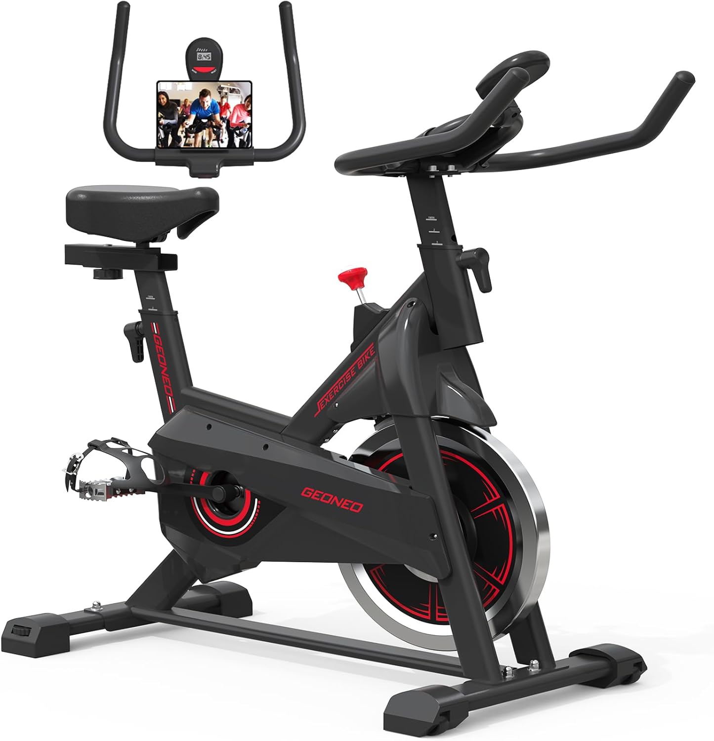 Exercise Bike, Exercise Bike for Home, Stationary Indoor Cycling Bike Cardio Gym with pad Holder and LCD Monitor,Silent Belt Drive & 35 LBS Flywheel ? ? ? ? ?