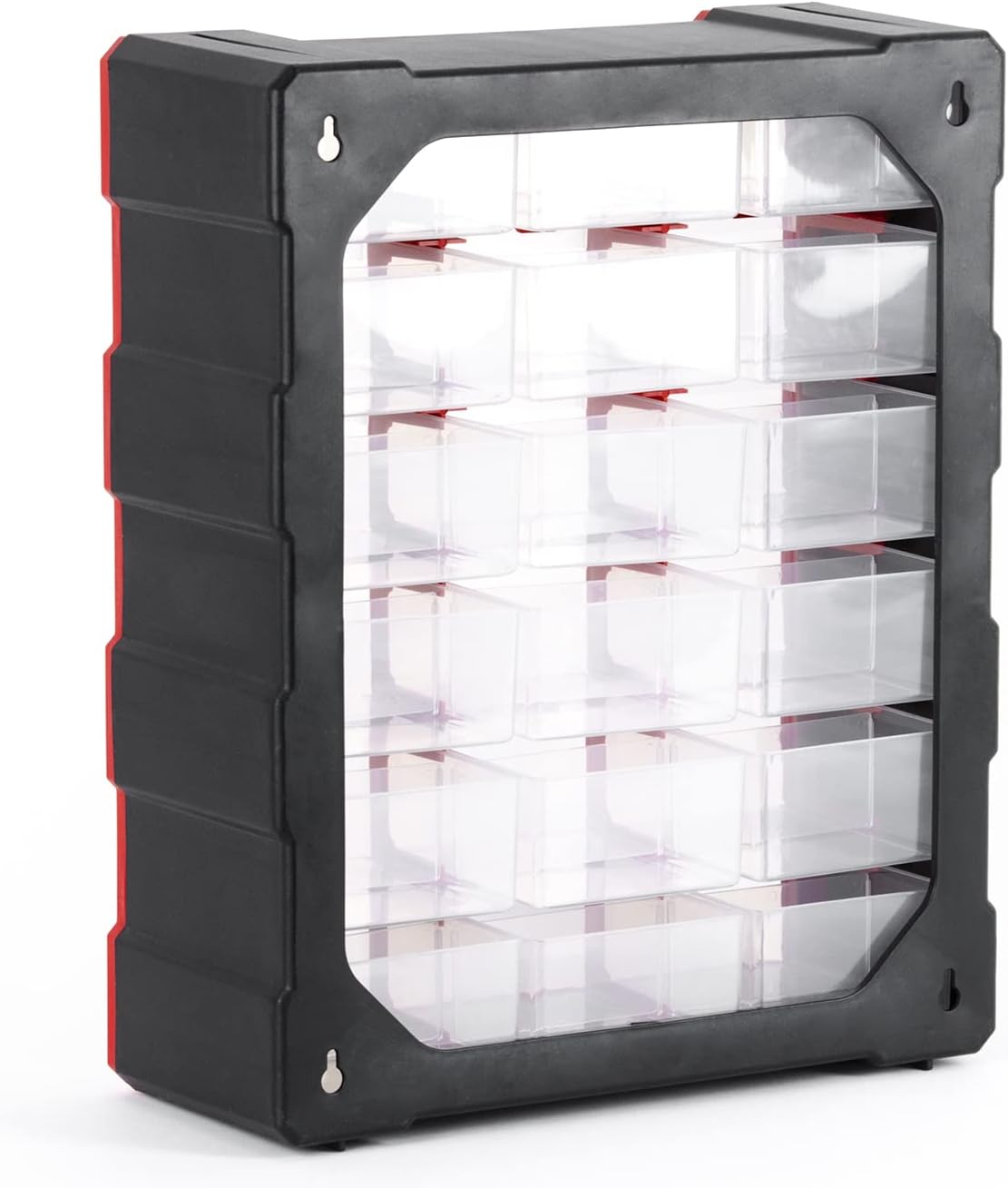 INTERTOOL Storage Organizer, 18 Removeable Compartment Drawers, Small Parts, Hardware, Tools, Lego Sorting, Arts and Beads, Garage Organization Toolbox Container, 18.5? x 15? x 6.5? BX08-4019 - Image 4