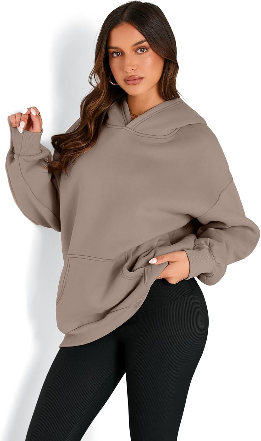 Trendy Queen Womens Oversized Hoodies Fleece Sweatshirts Long Sleeve Sweaters Pullover Fall Outfits Winter Clothes ? ? ? ? ? - Image 2