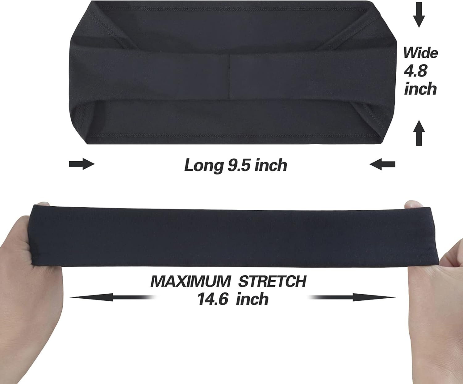 Mens Running Headband,5Pack,Mens Sweatband Sports Headband for Running,Cycling,Basketball,Yoga,Fitness Workout Stretchy Unisex Hairband ? ? ? ? ? - Image 6