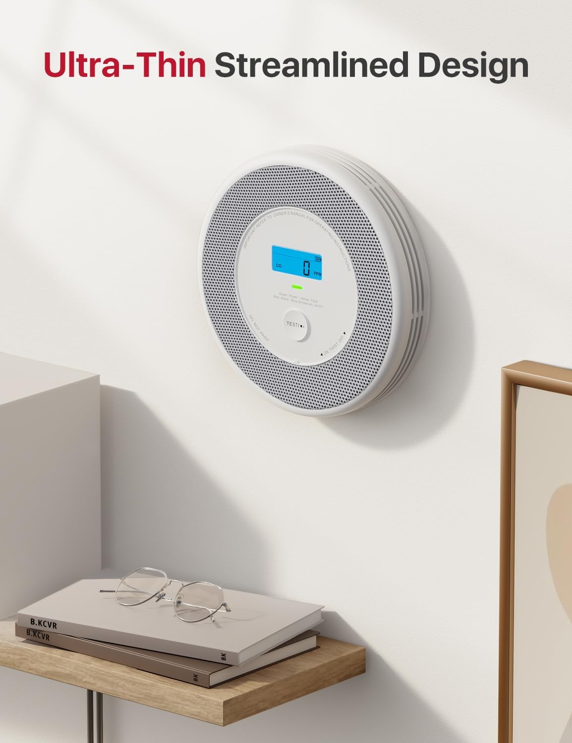 X-Sense Combination Smoke and Carbon Monoxide Detector with Voice Alerts, Smoke Detector Carbon Monoxide Detector Combo with Replaceable Battery, XP0A-SR, 1-Pack ? ? ? ? ? - Image 6