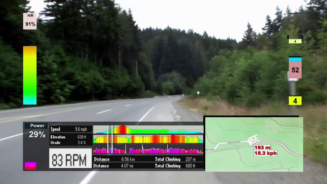 Vancouver Island B.C. Indoor Cycling - Mystic Forest Climb (Port Alberni to Crofton) - 2.5 Hour Power Workout ? ? ? ? ? - Image 5