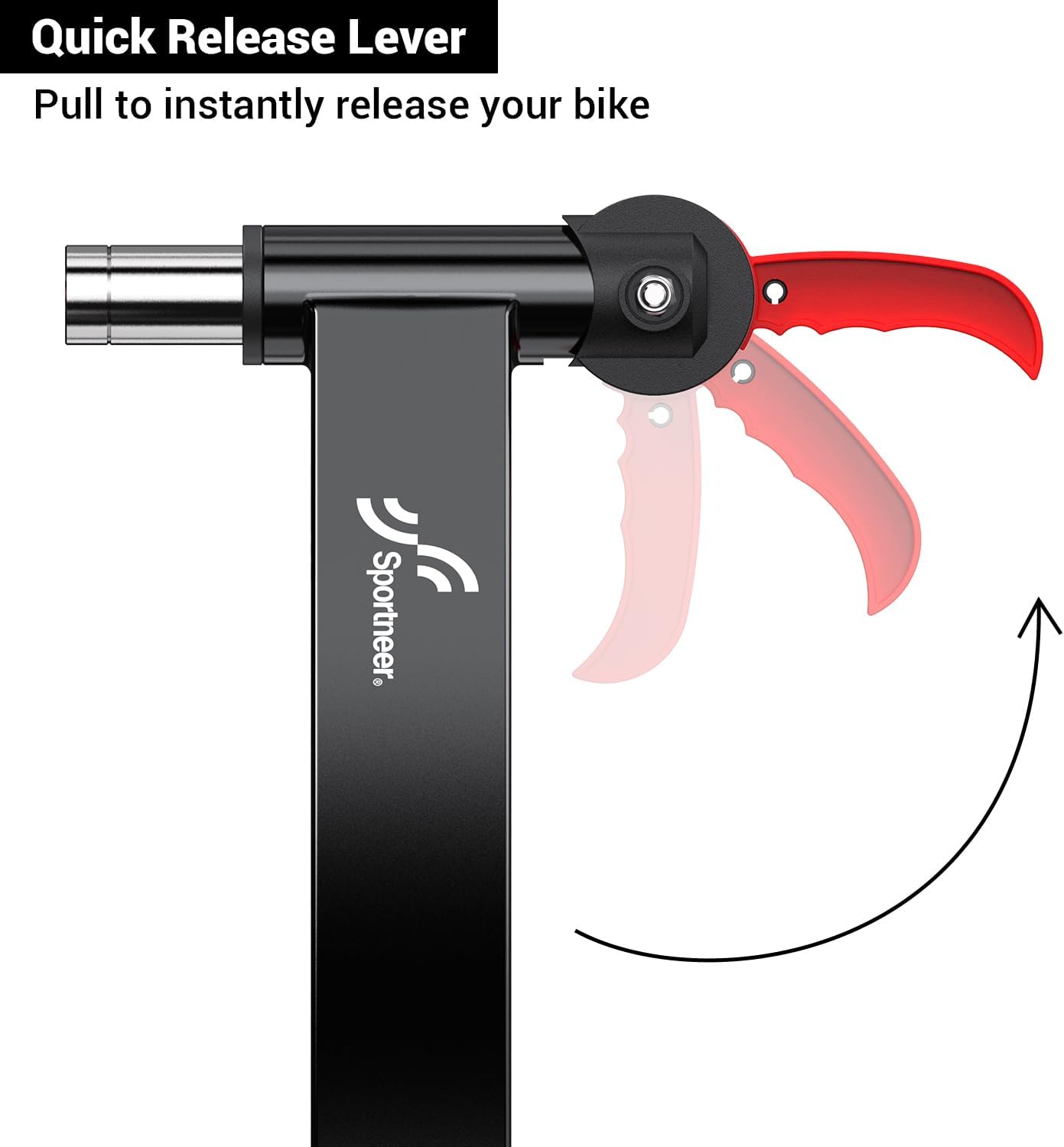 Sportneer Bike Trainer - Magnetic Stationary Bike Stand for 26-28 - Image 6