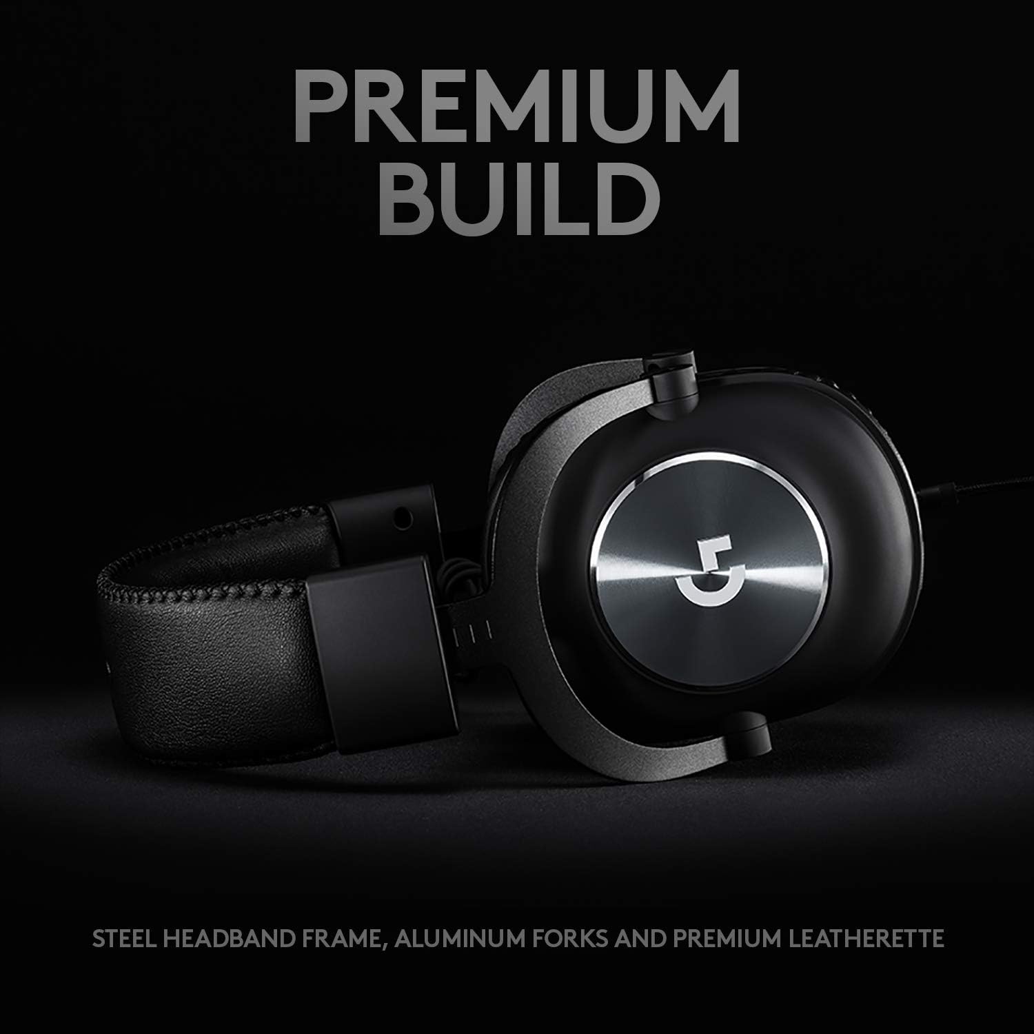 Logitech G Pro X Wired Gaming Headset: Blue VO!CE Detachable Boom Mic, DTS 7.1, 50 mm Drivers, USB/3.5mm Aux, Spare Memory Foam Ear Pads, USB DAC & Bag Included, for PC, Xbox, PS5, PS4 - Black ? ? ? ? ? - Image 5
