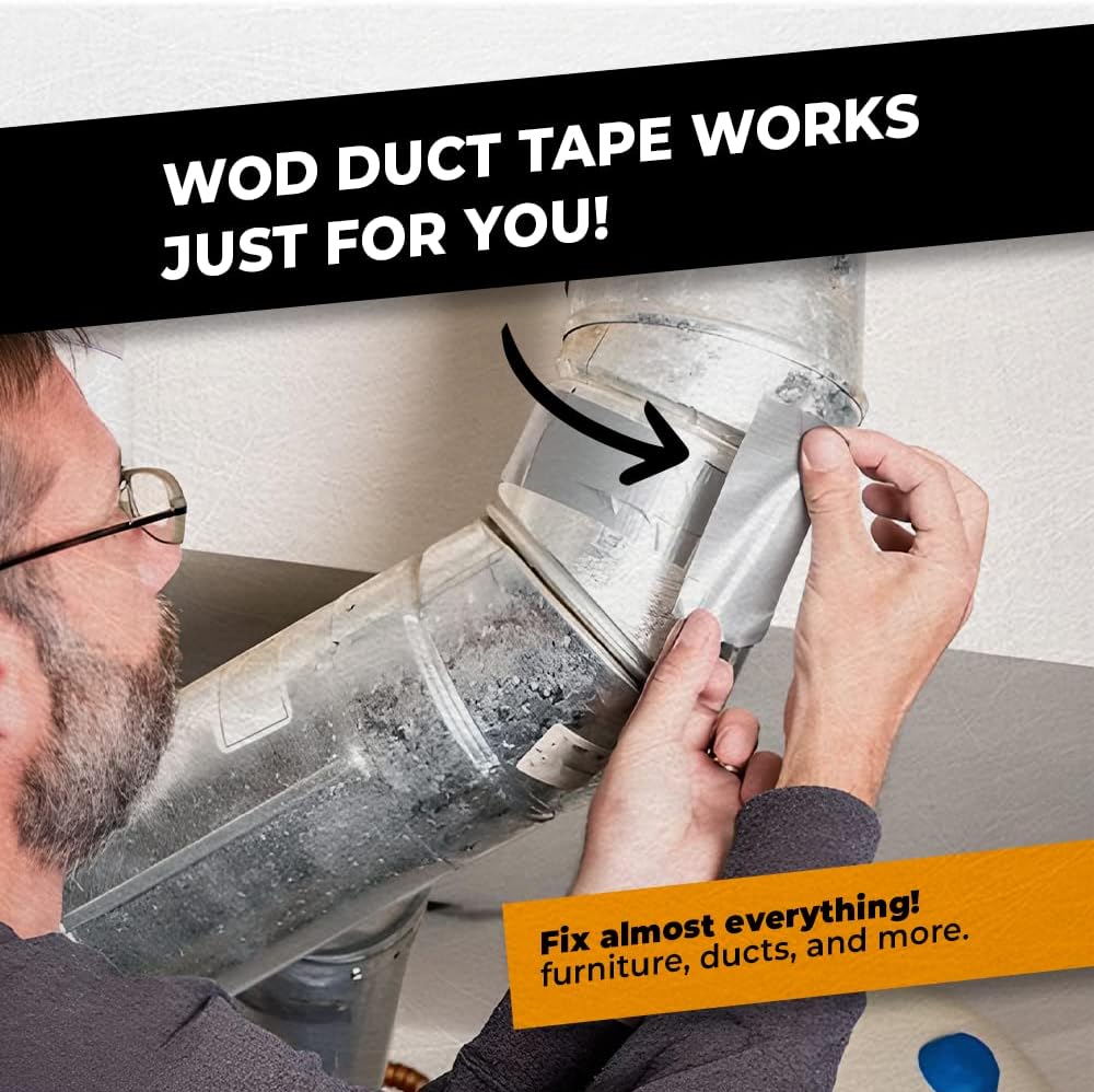WOD DTC10 Advanced Strength Industrial Grade Purple Duct Tape, 3/4 inch x 60 ft. Waterproof, UV Resistant For Crafts & Home Improvement ? ? ? ? ? - Image 4