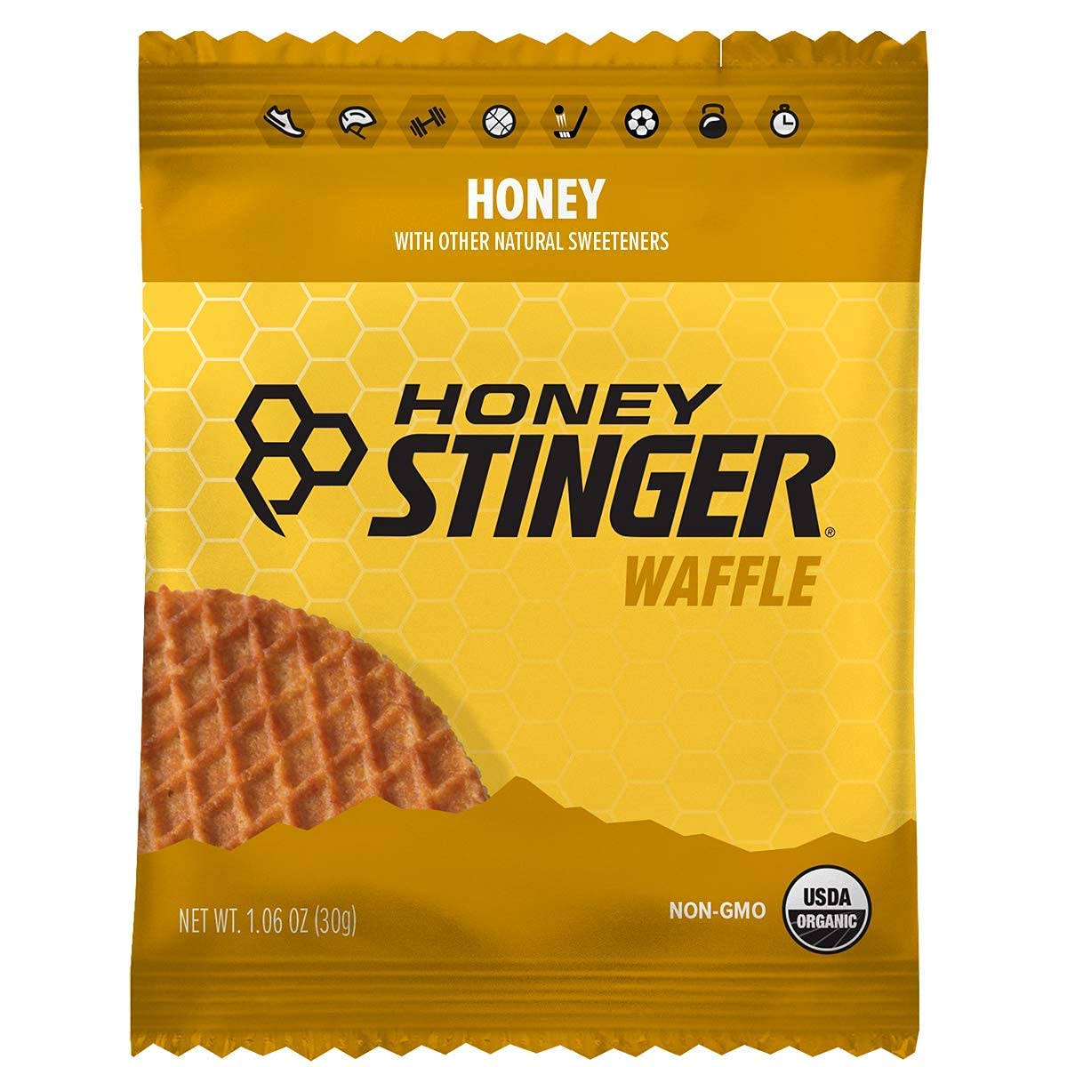 Honey Stinger Organic Honey Waffle, Energy Stroopwafel for Exercise, Endurance and Performance, Sports Nutrition for Home & Gym, Pre & During Workout, Box of 16 Waffles, 16.96 Ounce (Pack of 16) ? ? ? ? ? - Image 3