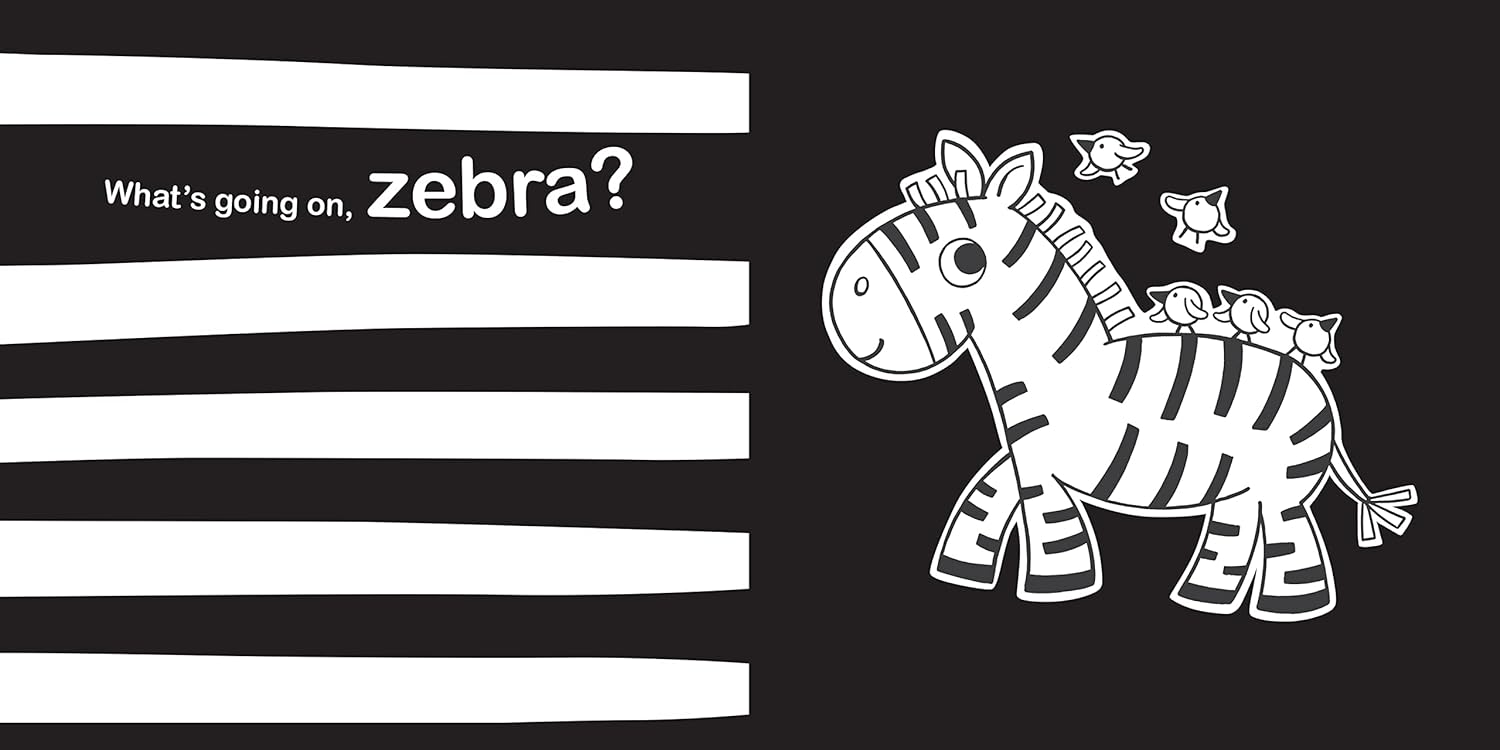 Hello, Baby Animals: A Black-and-White Board Book for Babies That Helps Visual Development (High-Contrast Books) ? ? ? ? ? - Image 3