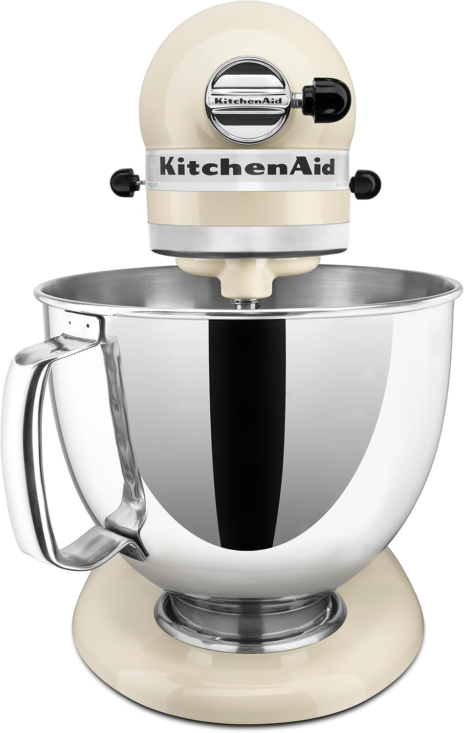 KitchenAid Artisan Series 5 Quart Tilt Head Stand Mixer with Pouring Shield KSM150PS, Almond Cream - Image 2